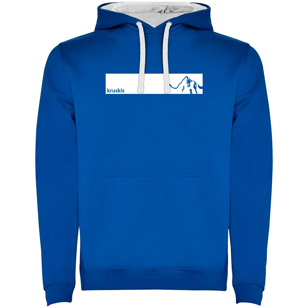 Kruskis Frame Mountain Two-colour Hoodie Blauw