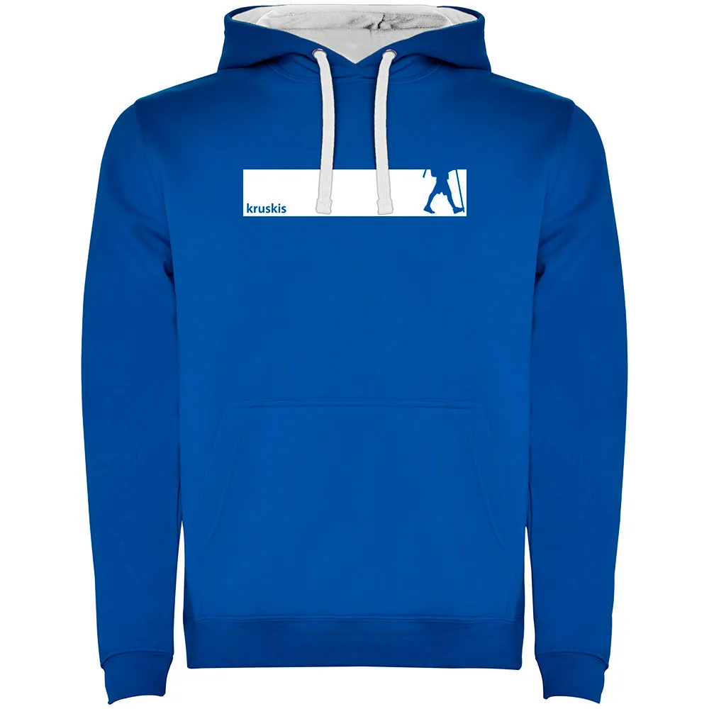 Kruskis Frame Trek Two-colour Hoodie Blauw