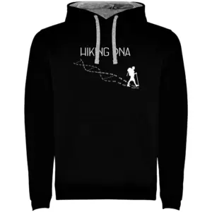 Kruskis Hikking Dna Two-colour Hoodie Zwart