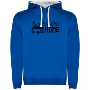 Kruskis Home Two-colour Hoodie Blauw