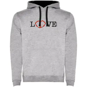 Kruskis Love Two-colour Hoodie Zwart