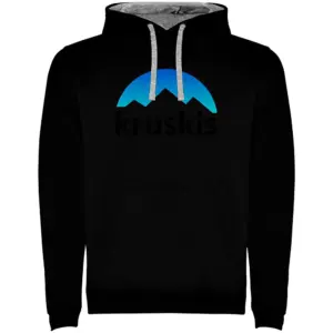 Kruskis Mountain Silhouette Two-colour Hoodie Zwart