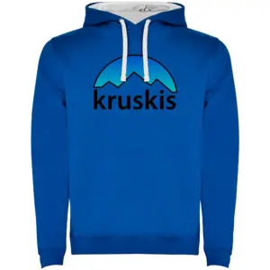 Kruskis Mountain Silhouette Two-colour Hoodie Blauw