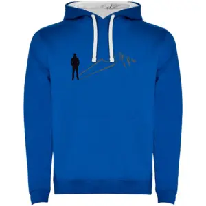 Kruskis Shadow Mountain Two-colour Hoodie Blauw