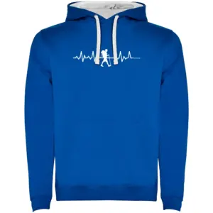 Kruskis Trekking Heartbeat Two-colour Hoodie Blauw