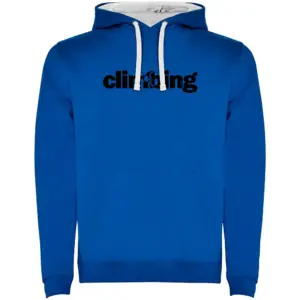 Kruskis Word Climbing Two-colour Hoodie Blauw