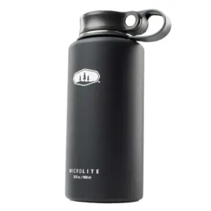 Gsi Outdoors Microlite 1000ml Twist Thermosfles Zwart