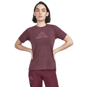Craft Adv Trail Wool T-shirt Met Korte Mouwen Punsch / Melange