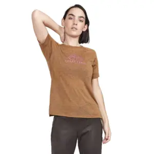 Craft Adv Trail Wool T-shirt Met Korte Mouwen Rose / Melange