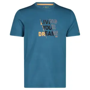Cmp 38t6457 T-shirt Met Korte Mouwen Deep Lake
