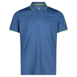 Cmp 39t5807 Korte Mouw Poloshirt Blauw