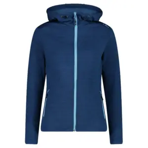 Cmp 30e9676 Fleece Met Kap Blauw