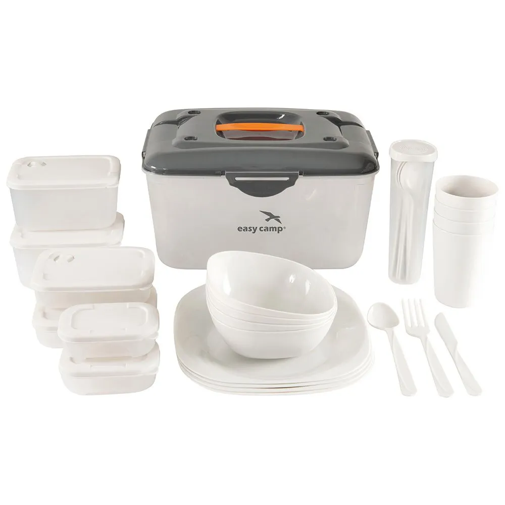 Easycamp Cerf Picnic L Servies Zilver