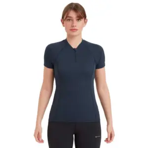 Montane Dart Nano Zip T-shirt Met Korte Mouwen Blauw