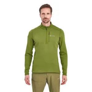 Montane Fury Fleece Met Halve Rits Groen
