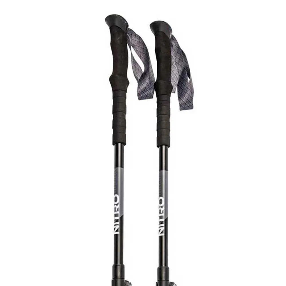 Nitro Telescoping Stokken Zwart