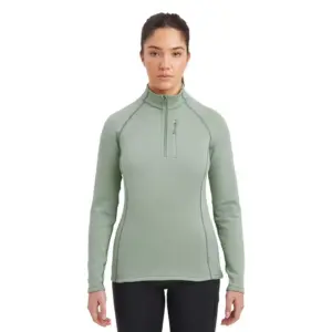 Montane Fury Fleece Met Halve Rits Pale Sage