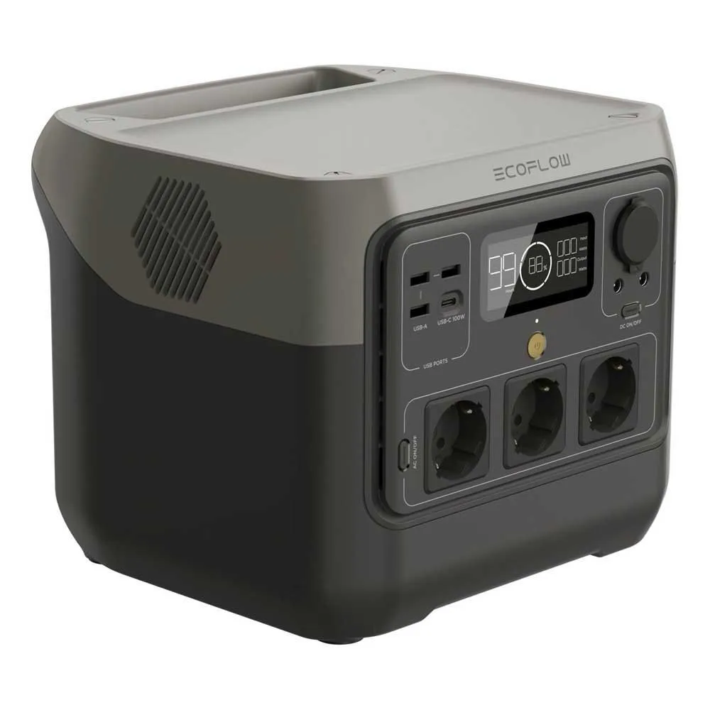 Ecoflow River 2 Pro Draagbare Energiecentrale Zwart