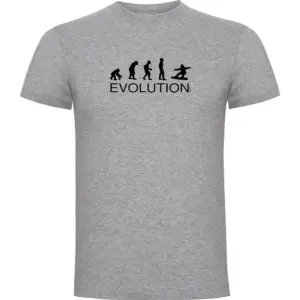 Kruskis Evolution Snowboard T-shirt Met Korte Mouwen Grijs