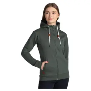 Kilpi Bery Sweatshirt Met Rits Groen