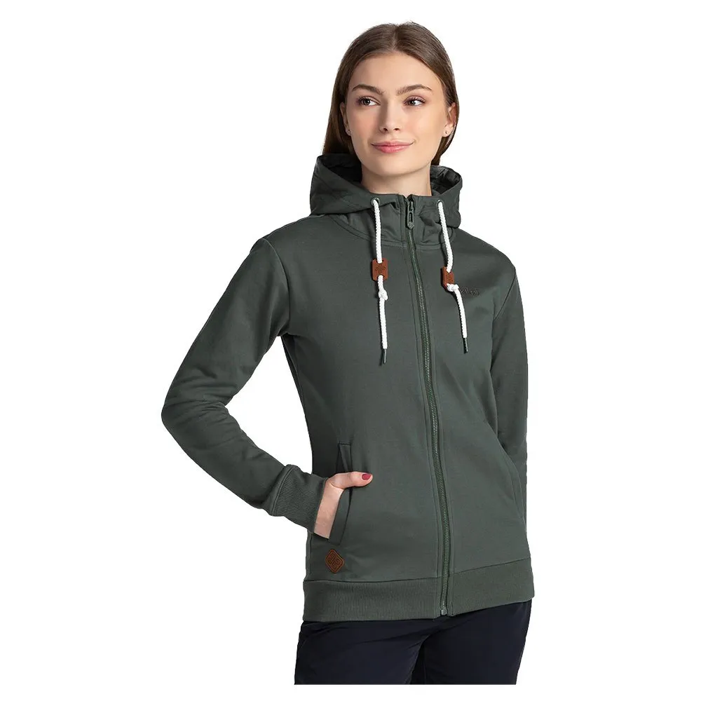 Kilpi Bery Sweatshirt Met Rits Groen