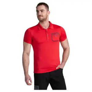 Kilpi Givry Korte Mouw Poloshirt Rood