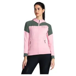 Kilpi Memphis Sweatshirt Met Rits Roze