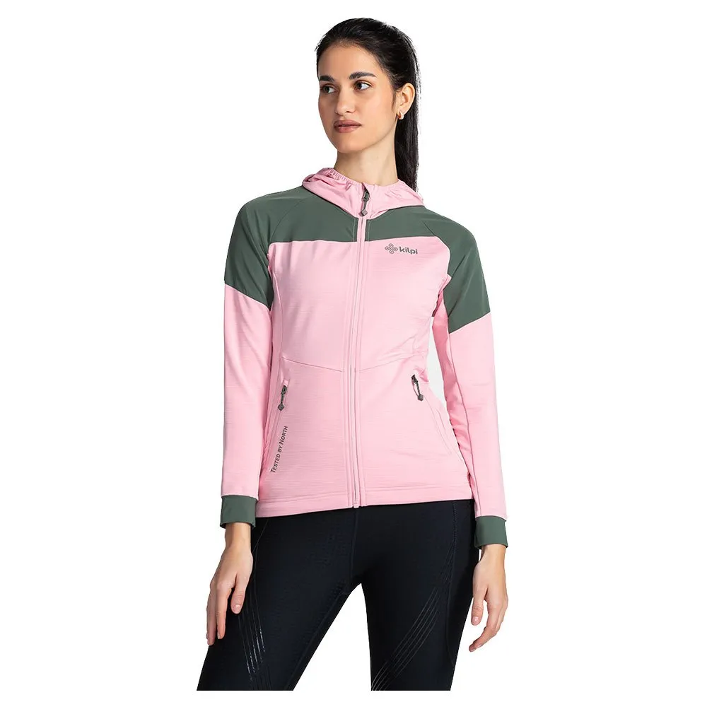 Kilpi Memphis Sweatshirt Met Rits Roze