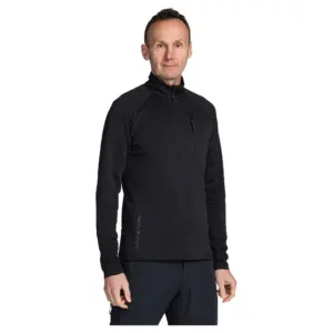 Kilpi Montale Sweatshirt Met Halve Rits Zwart