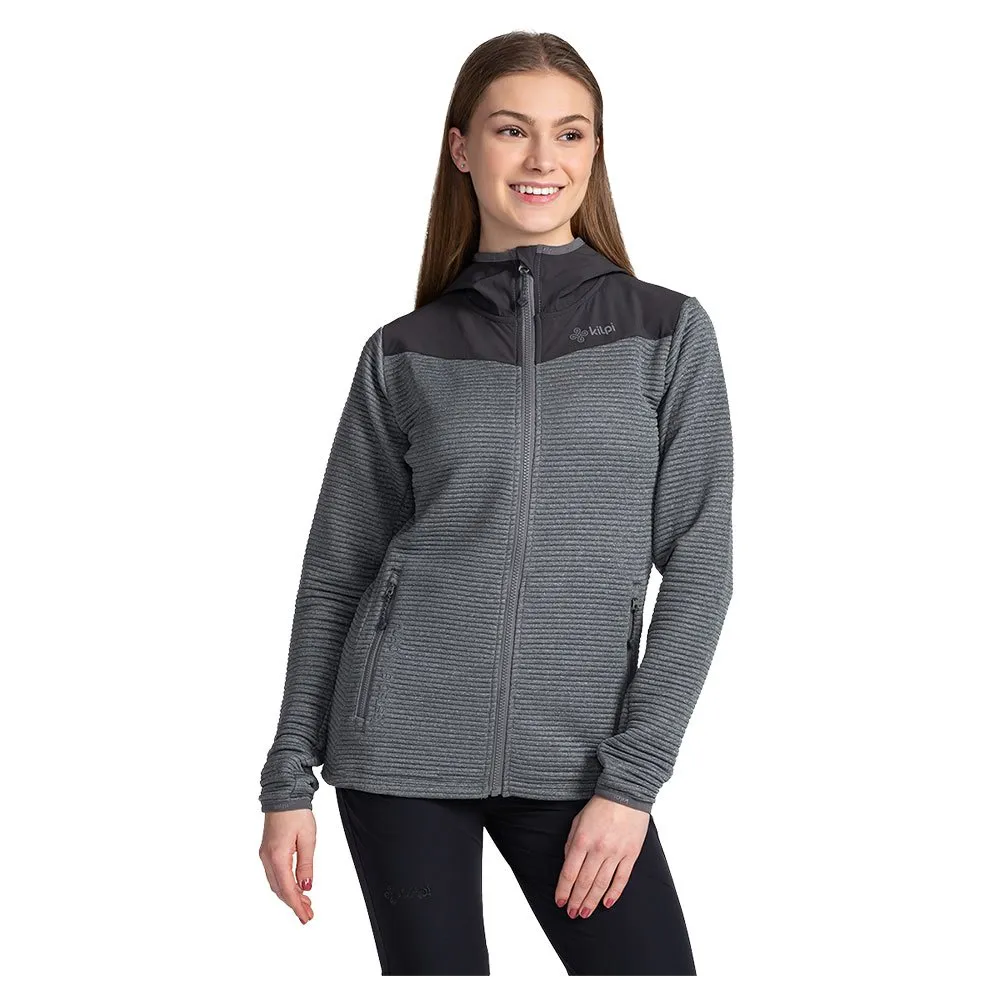 Kilpi Tanali Sweatshirt Met Rits Grijs