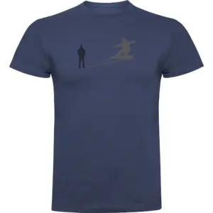 Kruskis Shadow Snow T-shirt Met Korte Mouwen Blauw