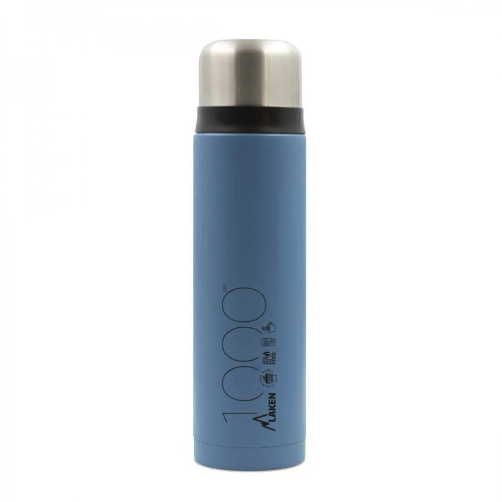 Laken 1l Thermosfles Blauw
