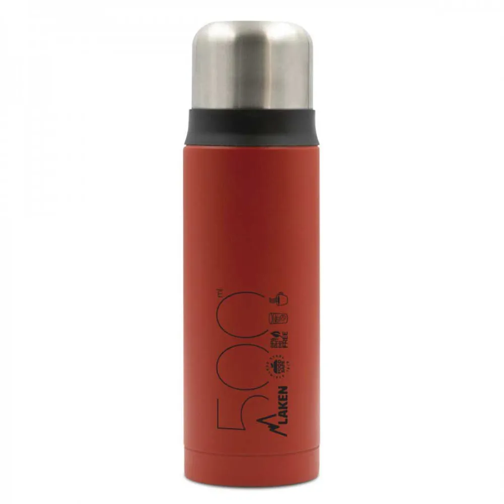 Laken 500ml Thermosfles Rood