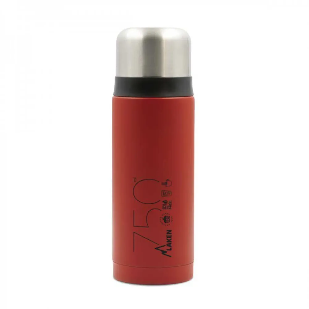 Laken 750ml Thermosfles Rood