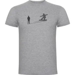 Kruskis Shadow Snow T-shirt Met Korte Mouwen Grijs