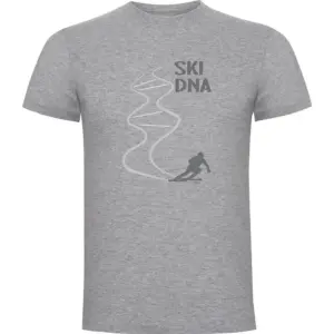 Kruskis Ski Dna T-shirt Met Korte Mouwen Grijs