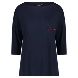 Cmp 33f7326 T-shirt Met 3/4 Mouw Zwart