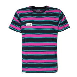 Rock Experience Fettuccini T-shirt Met Korte Mouwen Stripe Caviar / 1523 / 0840
