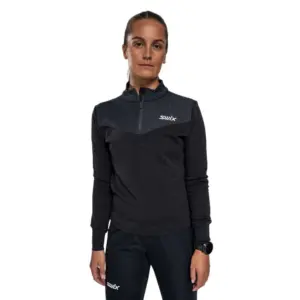 Swix Dynamic Fleece Met Halve Rits Zwart
