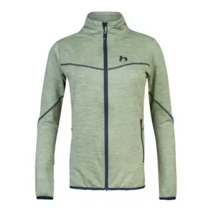 Hannah Dagnys Fleece Met Volledige Rits Basil Mel