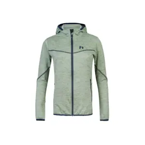 Hannah Dagnys Hoody Fleece Met Volledige Rits Basil Mel