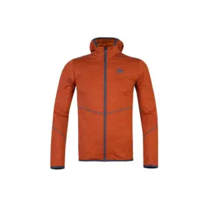 Hannah Damar Hoody Fleece Met Volledige Rits Oranje