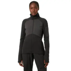 Helly Hansen Merino Wool Lifa Fleece Met Volledige Rits Zwart
