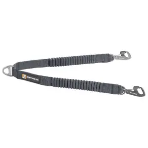 Ruffwear Double Track™ Coupler Hondenriem Grijs