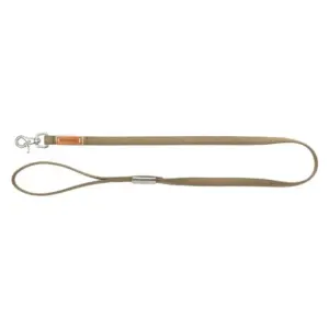 Trixie Be Nordic Leather Hondenriem Creme