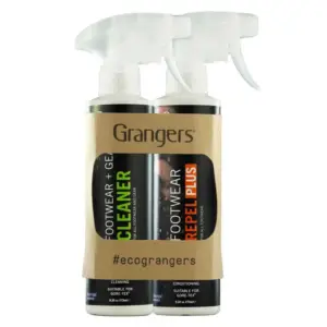 Grangers Schoenen-en Uitrustingreiniger + Schoenenspray Plus Reiniger En Waterafstotend Middel 275ml Oranje