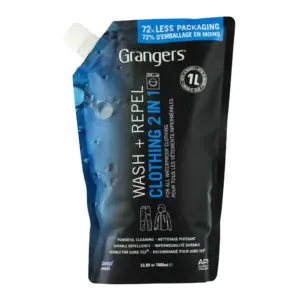 Grangers Wassen + Impregneren Kleding 2-in-1 Reiniger & Waterafstotend 1l Zwart