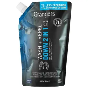 Grangers Was + Waterafstotend 2-in-1 Reiniger & Waterafstotend 1l Zwart