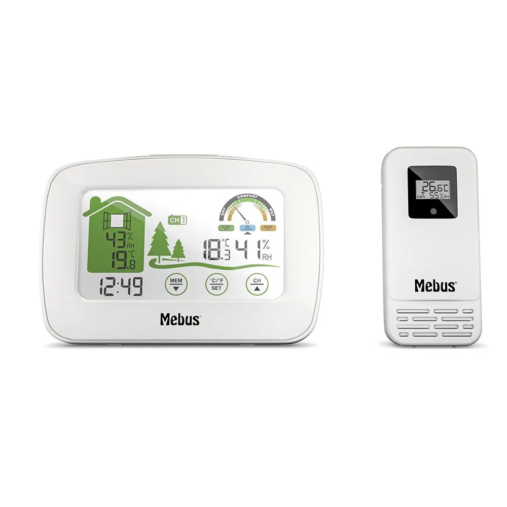 Mebus 40903 Weerstations Wit