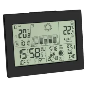 Tfa Dostmann Tfa 35.1155.01 Weerstations Zwart